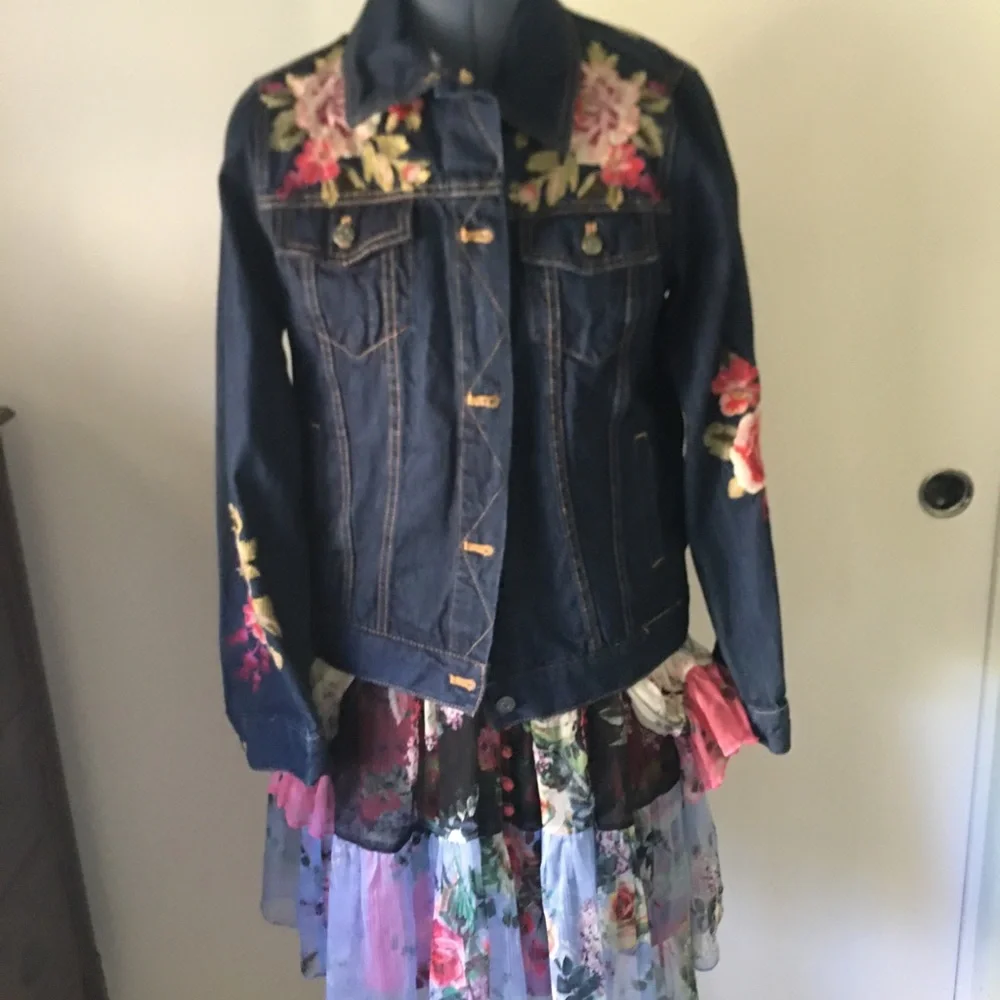 Johnny Was Adore Silk Mini Dress NWOT SIZE S - Picture 13 of 14